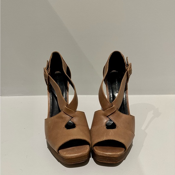 Country Road Tan Stiletto Heels - Size 38 - Picture 6 of 6